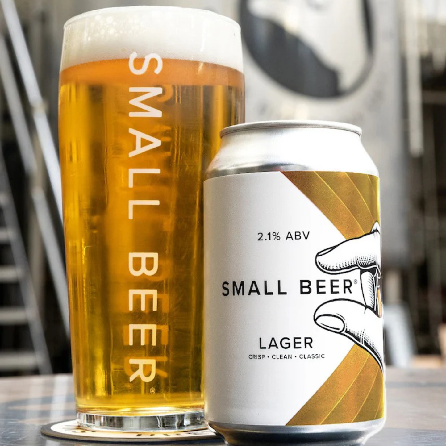 SMALL BEER Lager (18+)